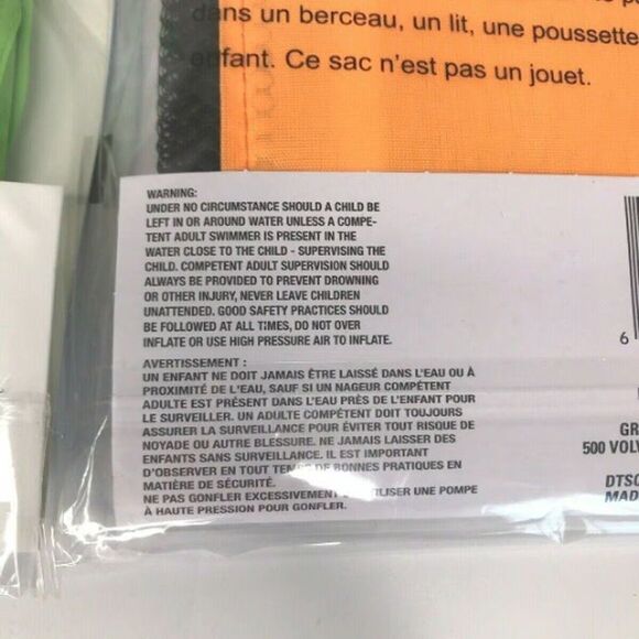 2PK Splash-N-Swim 18" Pool Noodle Chair 1-Orange/1-Green NEW - Picture 3 of 4